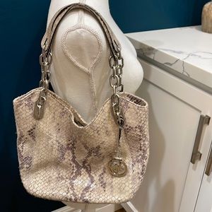 Michael Kohrs faux animal print purse